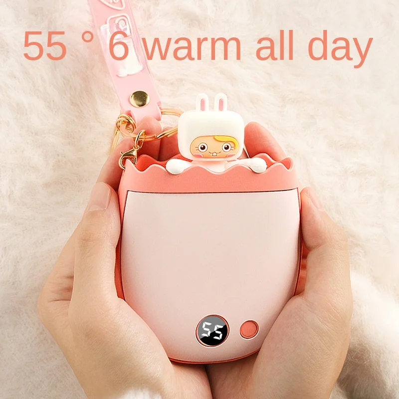 New Cute Pet Hand Warmer Mini Cute USB Power Bank Hand Warmer 2-in-1 Electric Warming USB Heater