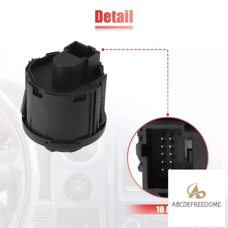 

9L3Z-11654-BA 9L3Z11654BA 10 Pins Car Headlight Switch HLS1470 For Ford F150 F-150 HLS1466 SW6636 LHD