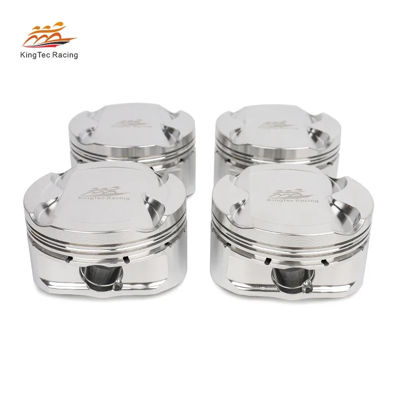 Schwarzer, oben geschmiedeter 4032 4A GE-Aluminiumkolben für Toyota Carina-Motor, 20 V, Auto-Ersatzteile, DOHC Inline 4 Gen5 Baustein