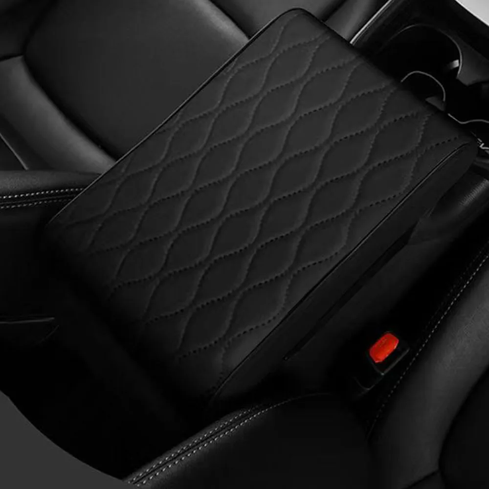 

Fit For BAIC JISHI Polestones 01 ROX uitable for armrest box protective cover height increasing pad Nappa leather increasing pa