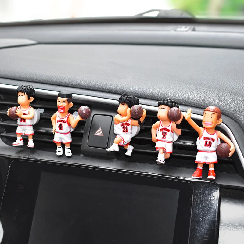 Car Outlet Vent Perfume Clips Car Air Freshener Conditioning Aromatherapy Cartoon Basketball Boy Interior Decoration Accessories