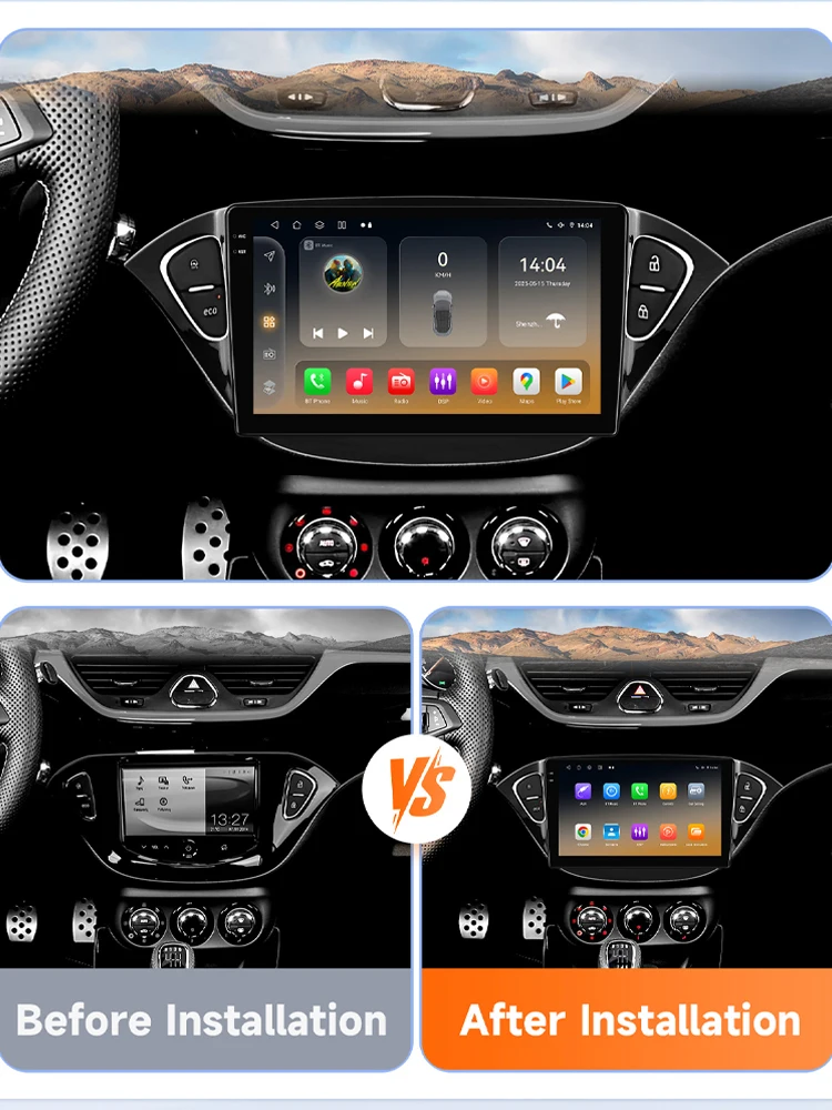 ossuret carplay android 12 autoradio für opel adam 2011-2015 opel corsa e 2013-2016 auto multimedia player 2din autoradio 4g-let