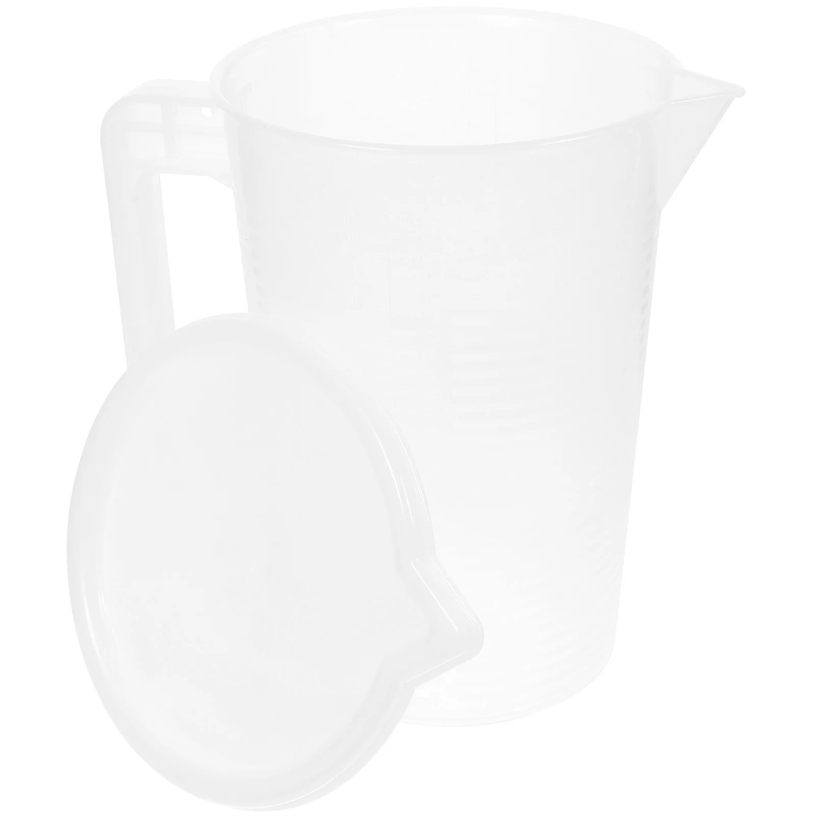 

Plastic Measuring Cup Heat Resistant Clear Scale Handle V-Spout No-Leakage Liquid Kitchen Baking Mixing Cups Plastic Measuring