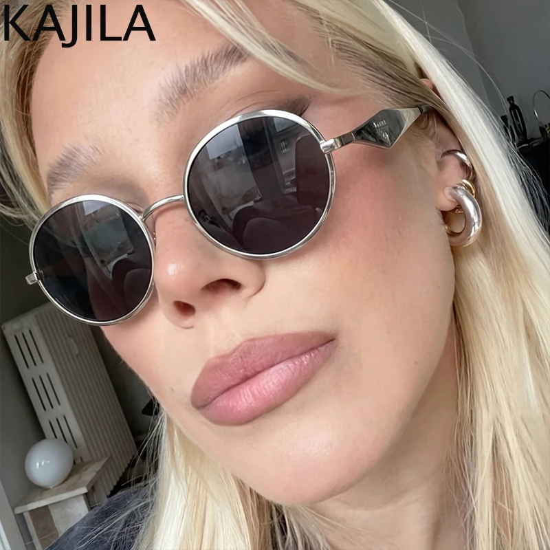 

Steampunk Round Photochromic Sunglasses Women 2026 Luxury Designer Vintage Metal Oval Driving Sun Glasses Trendy Outdoor Shades