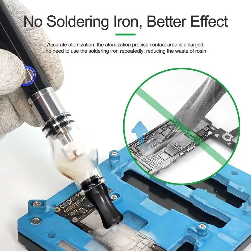 Relife RL-069 الصنوبري البخاخة القلم للهاتف PCB اللوحة المحمولة كاشف ماس كهربائى USB قابلة للشحن اختبار أدوات إصلاح #2