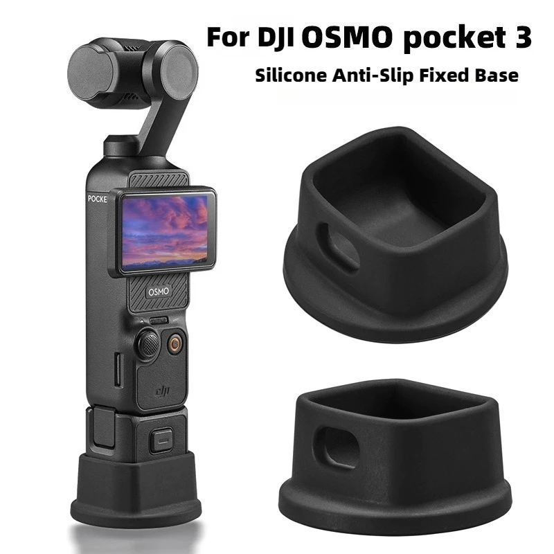 

Silicone Anti-Slip Fixed Base For DJI Osmo Pocket 3 - Stable Desktop Stand Bracket, Non-Slip Handheld Gimbal Camera Accessories
