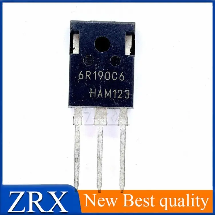 5 pçs/lote novo original ipw60r190c6 6r190c6 20a 650v to-247 circuito integrado triode em estoque