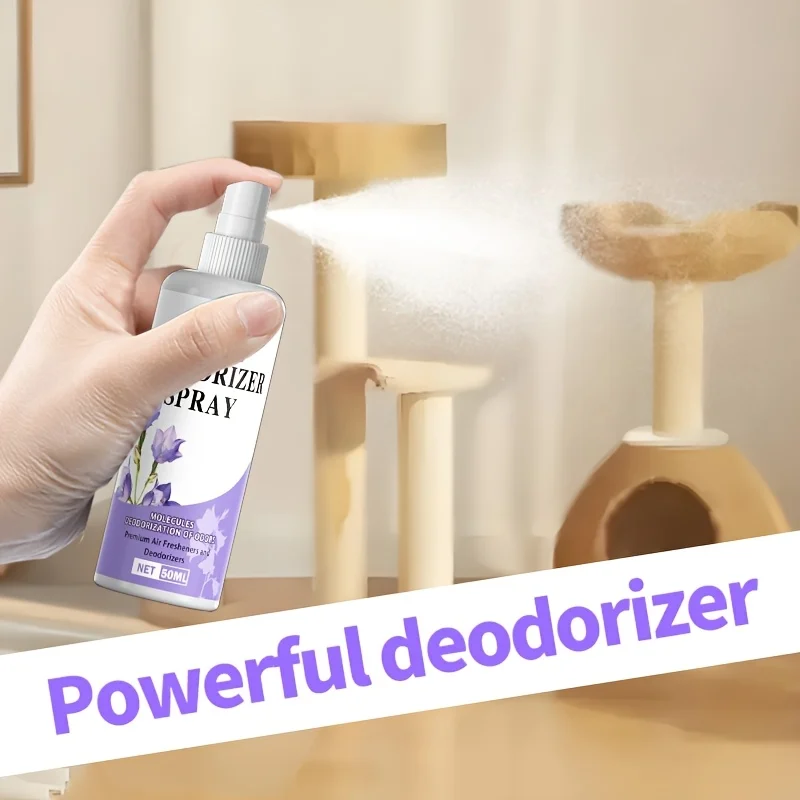 Odor Eliminator Multi Purpose Deodorizer Air Freshener For Dog Beds Cat Litter Cars Bathrooms Kitchens Trash Cans