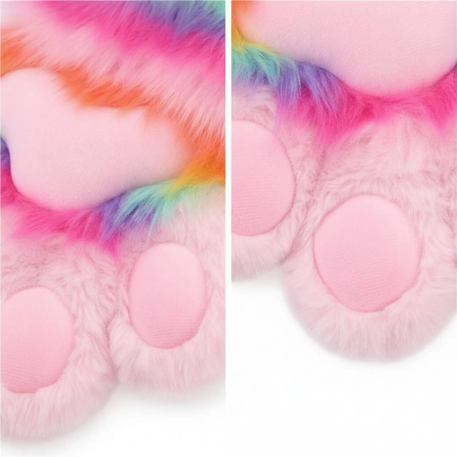 Picture 4: Crossbody Bag Paw-Shaped Shoulder Bag Fluffy for Casual Outings, Cosplayers