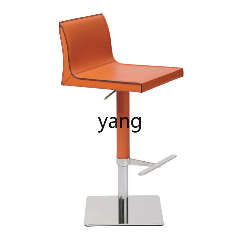 Lcx Home Lift Bar Chair Simple High Chair Stainless Steel Chair