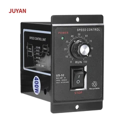 25W-400W US-52 AC 220V 50/60Hz AC speed controller AC regulator motor control forword backword with filter capacitor