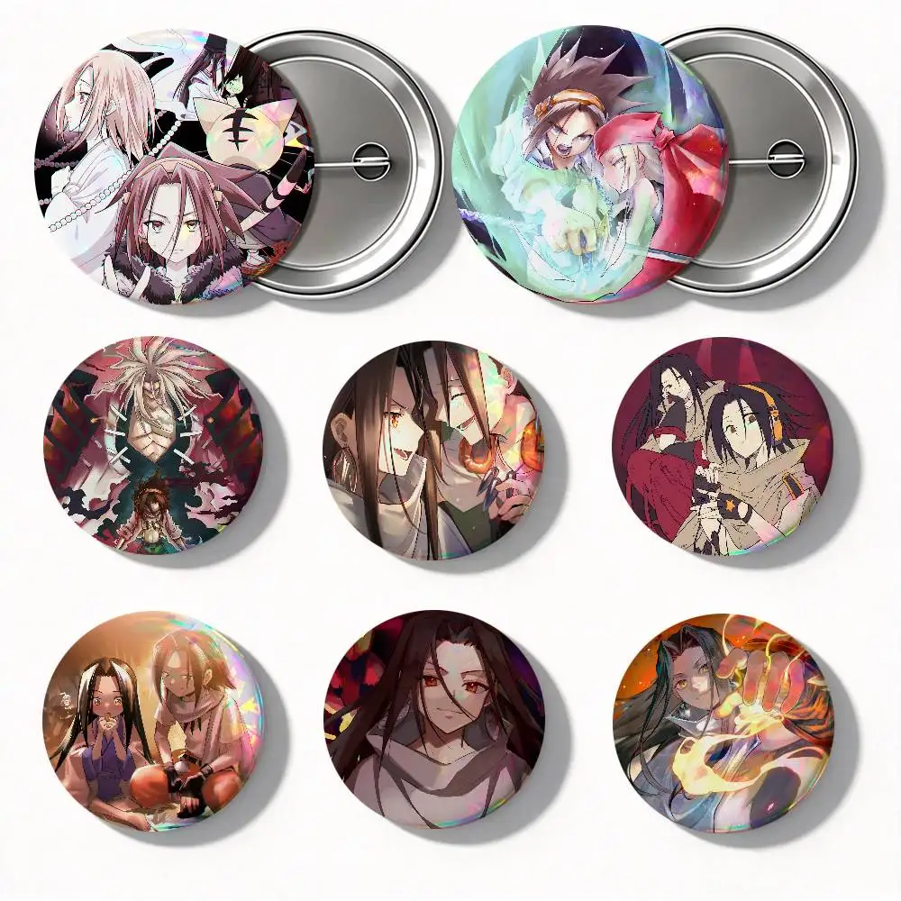 Anime Shaman King Round Badges Can Be Used To Decorate Clothes And Backpack Pins