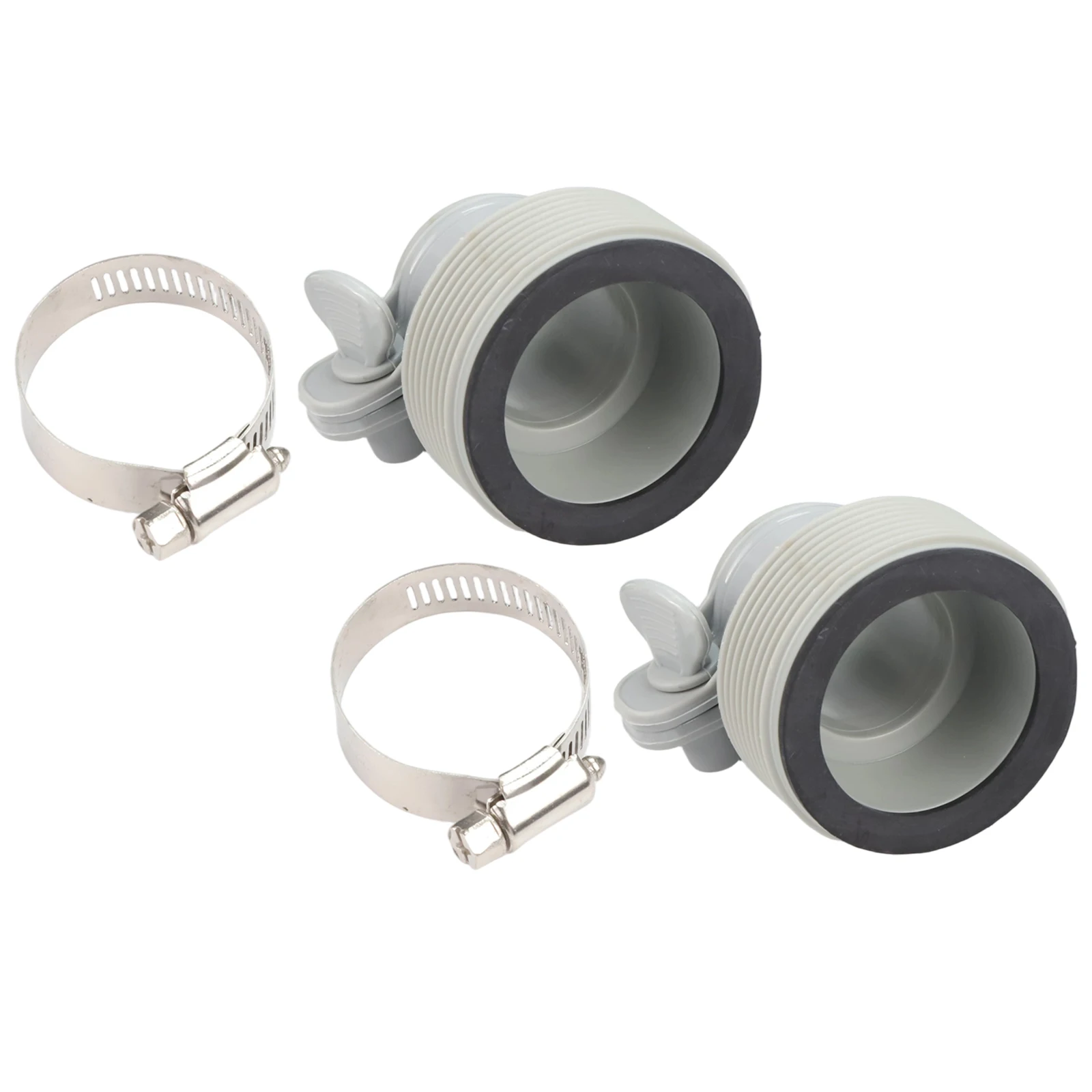 38mm Hose Compatibility Hose Conversion Adapter Fits 1.25 Inch Fittings Connect 38mm Pool Hoses 14*8*9cm Packing Size