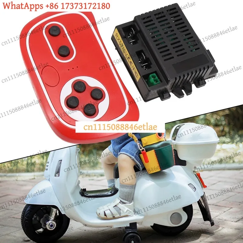 k03 Weelye RX57 6V 12V Receiver Module for Ride On Cars, Compatible with TX10 TX20 2.4G Transmitters, Replacement Electronics