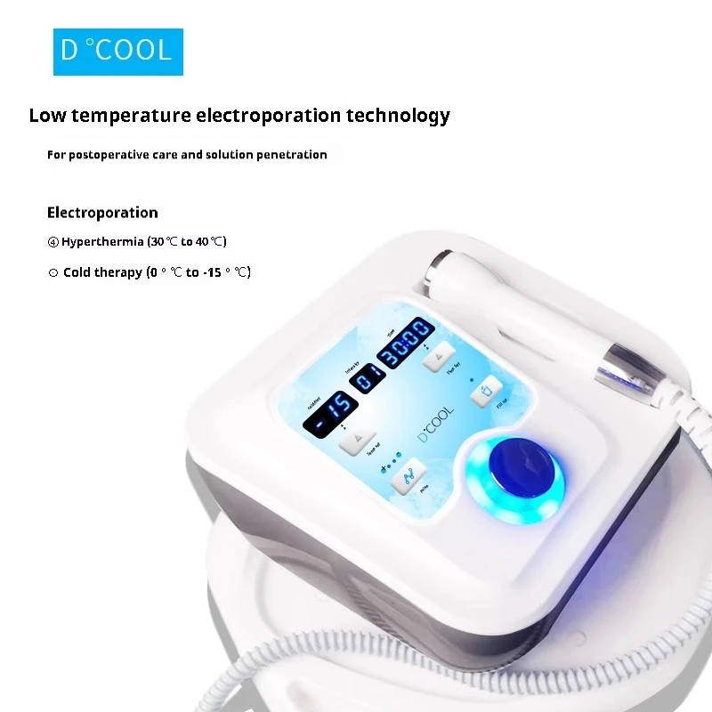 Przyrząd do przewodzenia lodu DOOL przyrząd do elektroforezy na gorąco terapia zimnem młotek do obróbki porów ujędrnianie częstotliwości radiowej