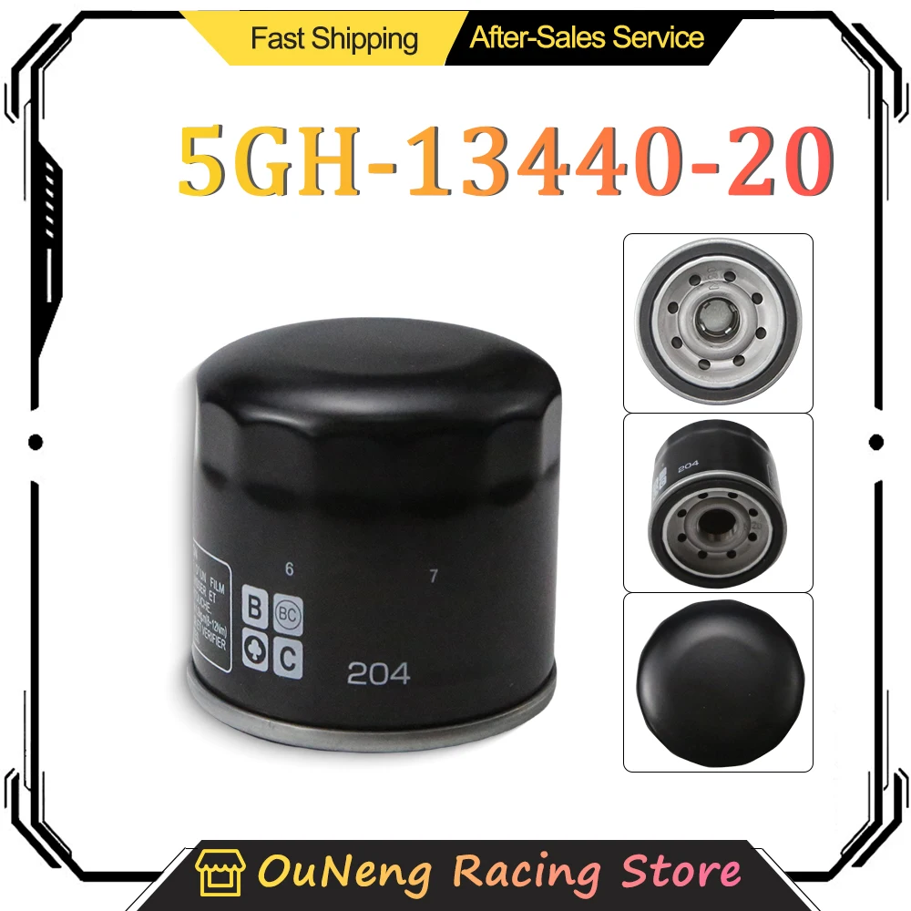 

for Yamaha 15 20 25 40 50 60 70 HP Engine 5GH-13440-20 1WD-E3440-00 18-8700 Accessories Marine Outboard Oil Filter