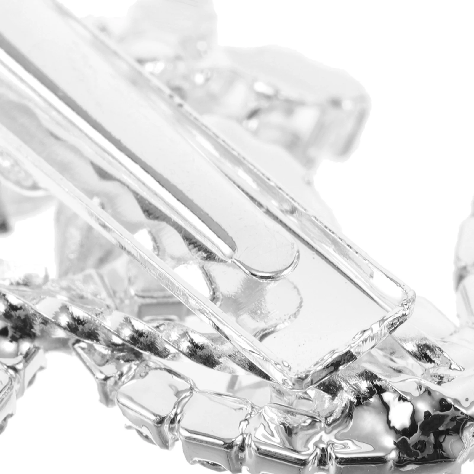 حجر الراين مشبك شعر الزفاف ورقة تصميم إكسسوار الزفاف نمط فاخر بلا جهد وضع آمن متعدد الاستخدامات