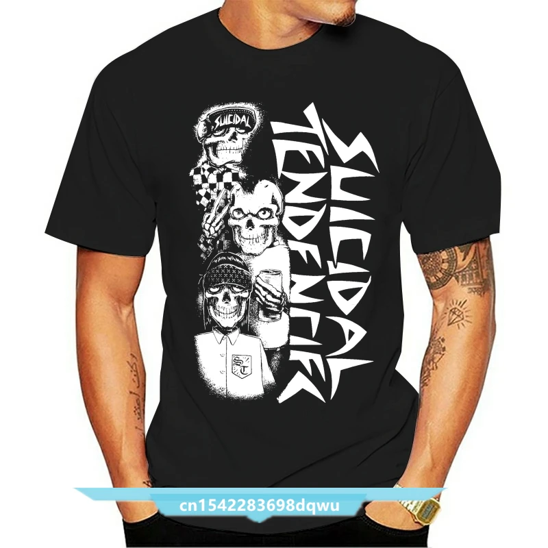 

SUICIDAL TENDENCIES - TRES VATOS - Official T-Shirt Men T Shirt 100% Cotton Print Shirts