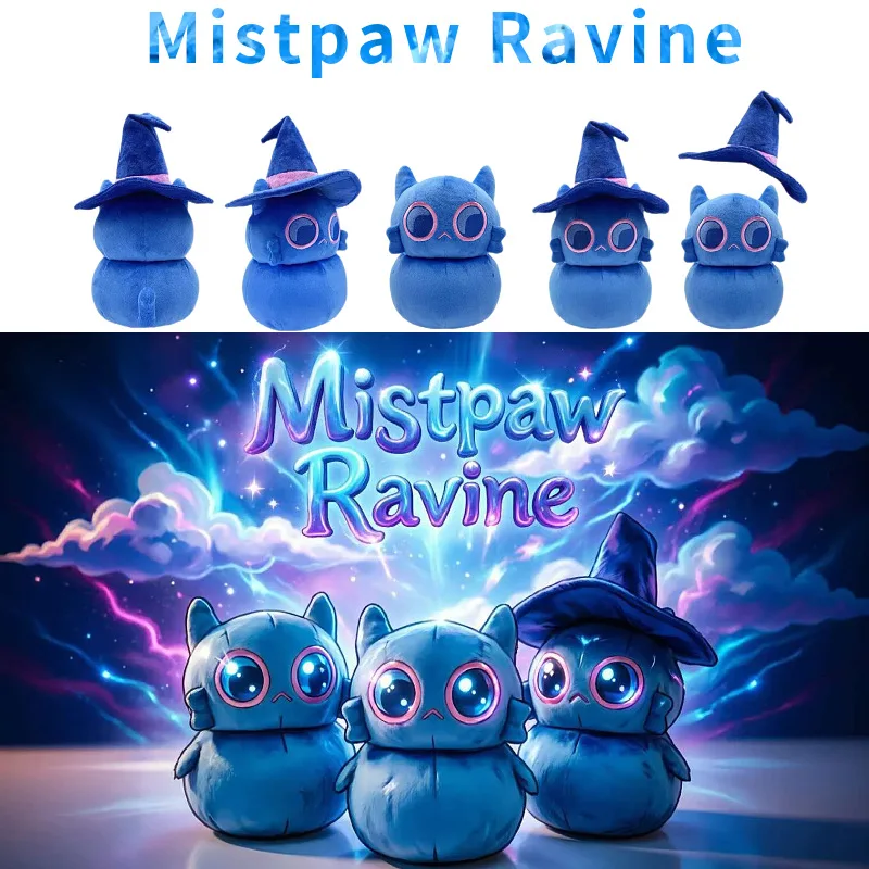 

Новая плюшевая игрушка AnimeMistpaw Ravine, 26 см, милая мультяшная плюшевая кукла Mistpaw Ravine для детей, подарок