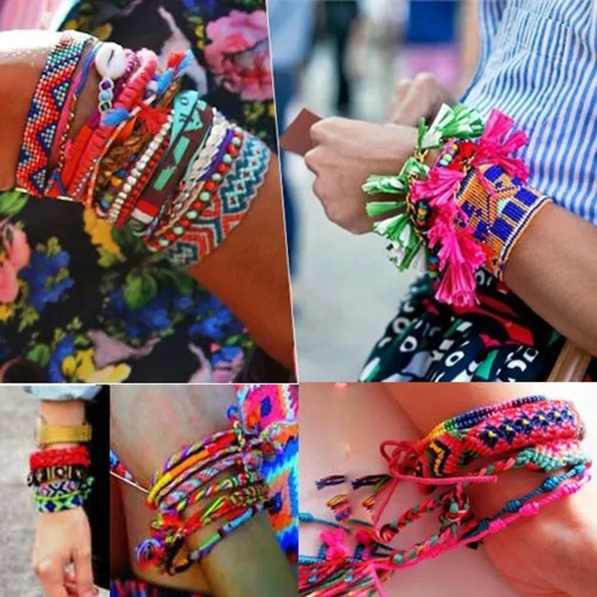 Rope Weave Bohemia Friendship Bracelet For Women Fashion Summer Beach Style Nibir Ethnic  Jewelry