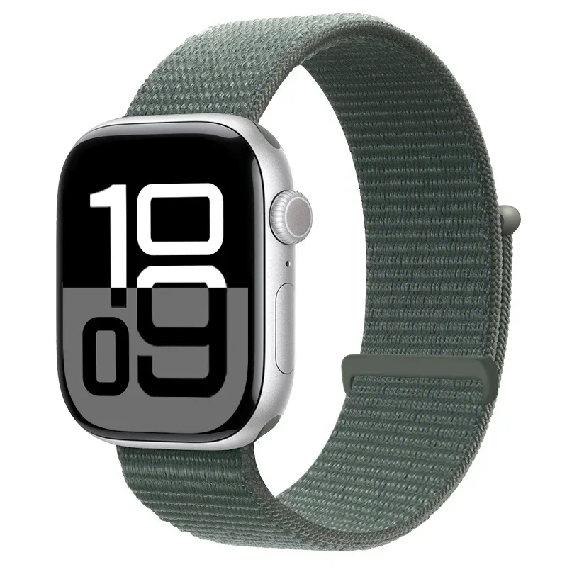حلقة نايلون لساعة أبل باند S11 42 مللي متر 46 مللي متر 40 مللي متر 44 مللي متر 45 مللي متر 41 مللي متر سوار حزام ذكي لـ IWatch 49 مللي متر 11/10/9/8/7/6/SE/5/4 حزام