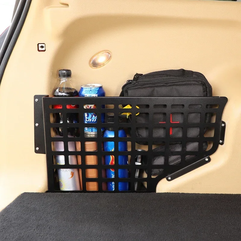 For 2007-2015 Land Rover Freelander 2 aluminum alloy black car trunk storage pegboard first aid kit pegboard car accessories