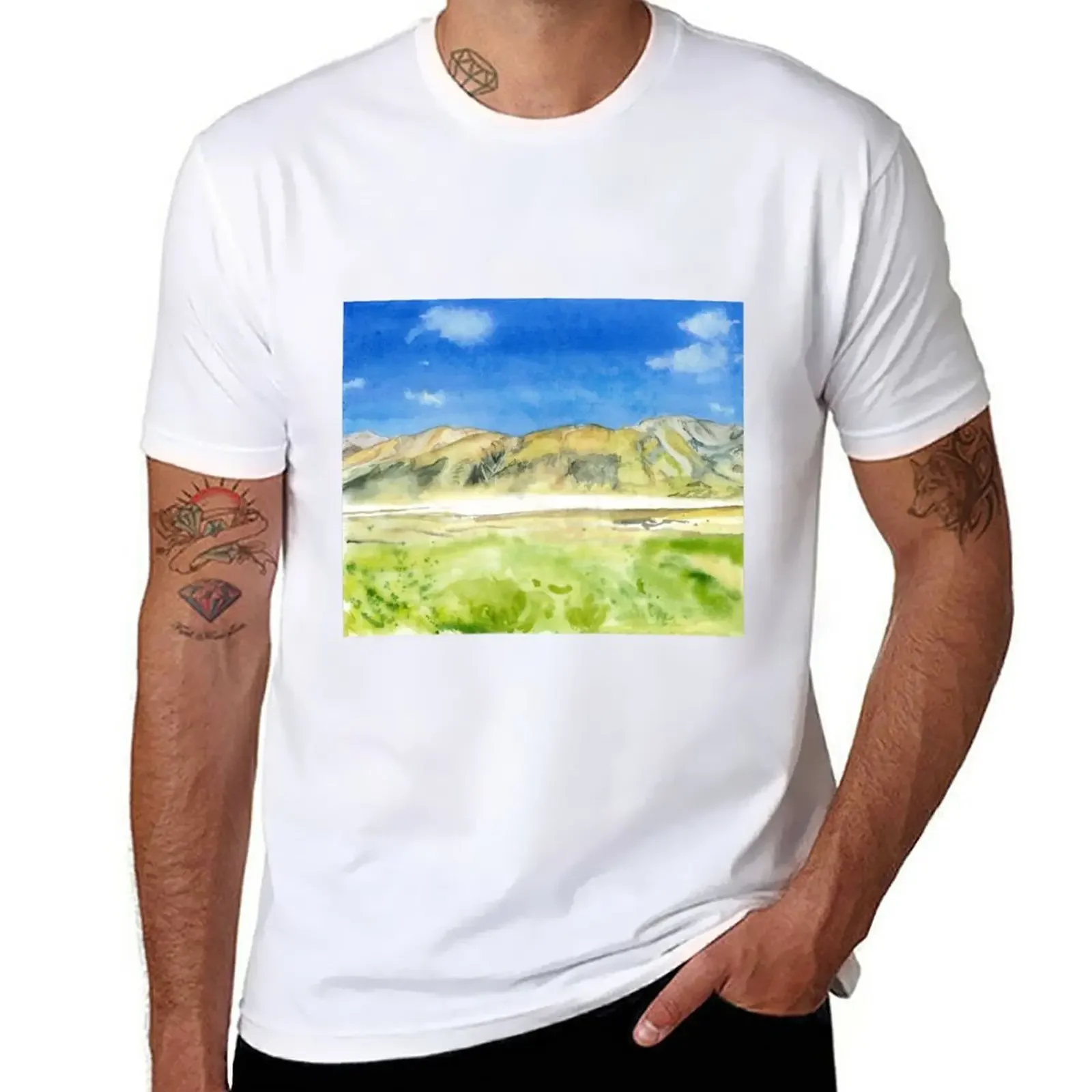 

View of the Brabazon Range from Mount Sunday T-Shirt boys animal print customs design your own mens funny t shirts