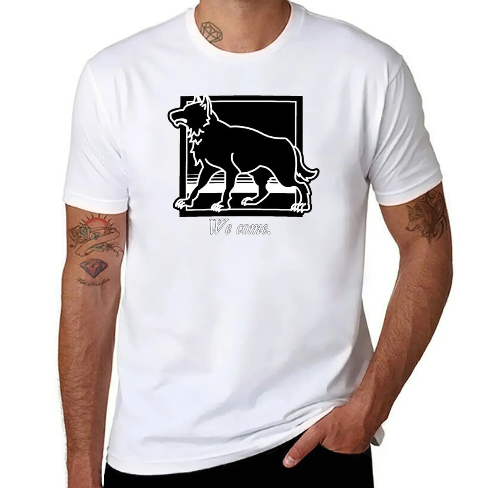 

WOT Wolf Classic Chapter Icon With Quote T-Shirt t shirt man cotton t shirts for man graphic tees man t shirts for men T-shirt