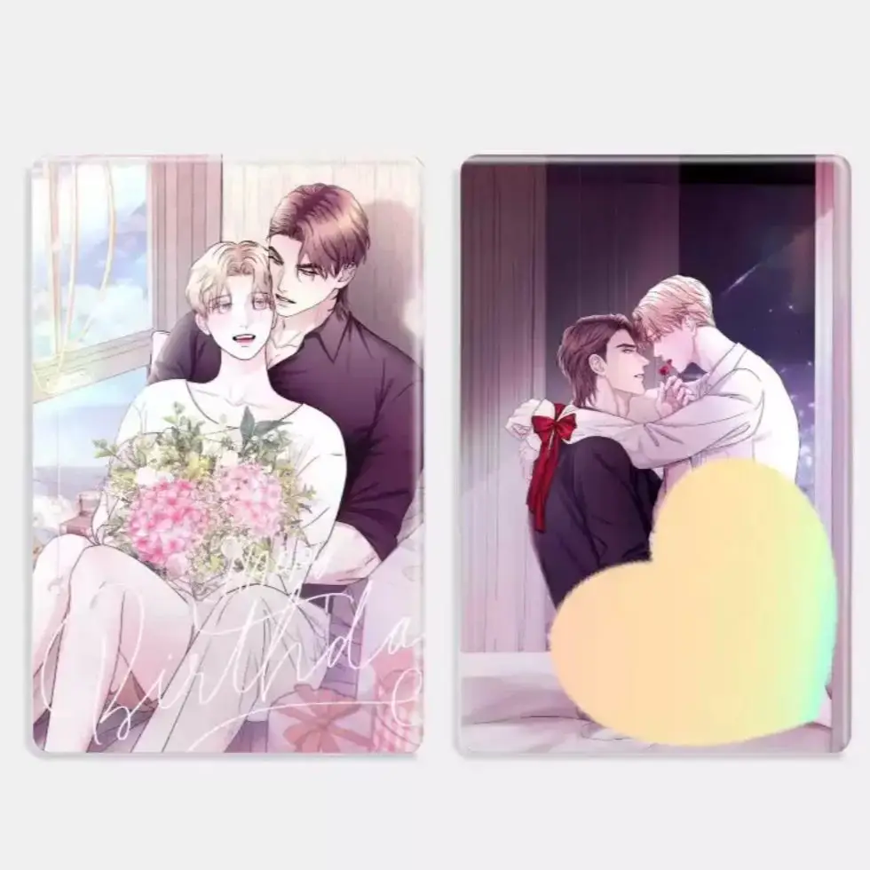 

2 pieces/set Instant Famliy Acrylic Photo card High quality interlayer Acrylic Photo card Korea bl manhwa comic