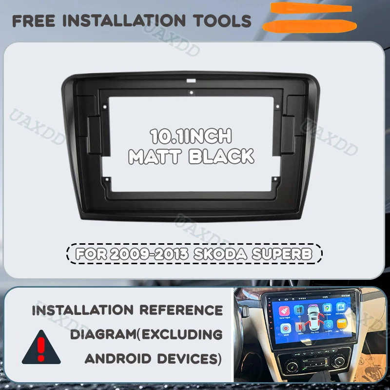 

Для Skoda Superb 2009-2013: 10,1-дюймовая автомобильная DVD-система Android, рамка, проводка, адаптер Canbus, 2 DIN, комплект для установки в салон, центральная панель.