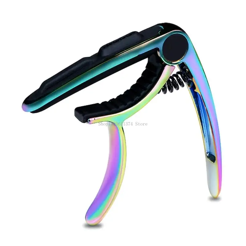  Metal Ukulele Capo Single Handed Operations Professional Capo Metal Texture Suitable for All Guitar Enthusiasts Present