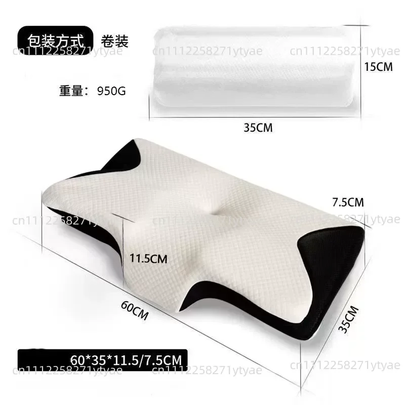 1pc Contoured Support Pillows,Neck Pillow