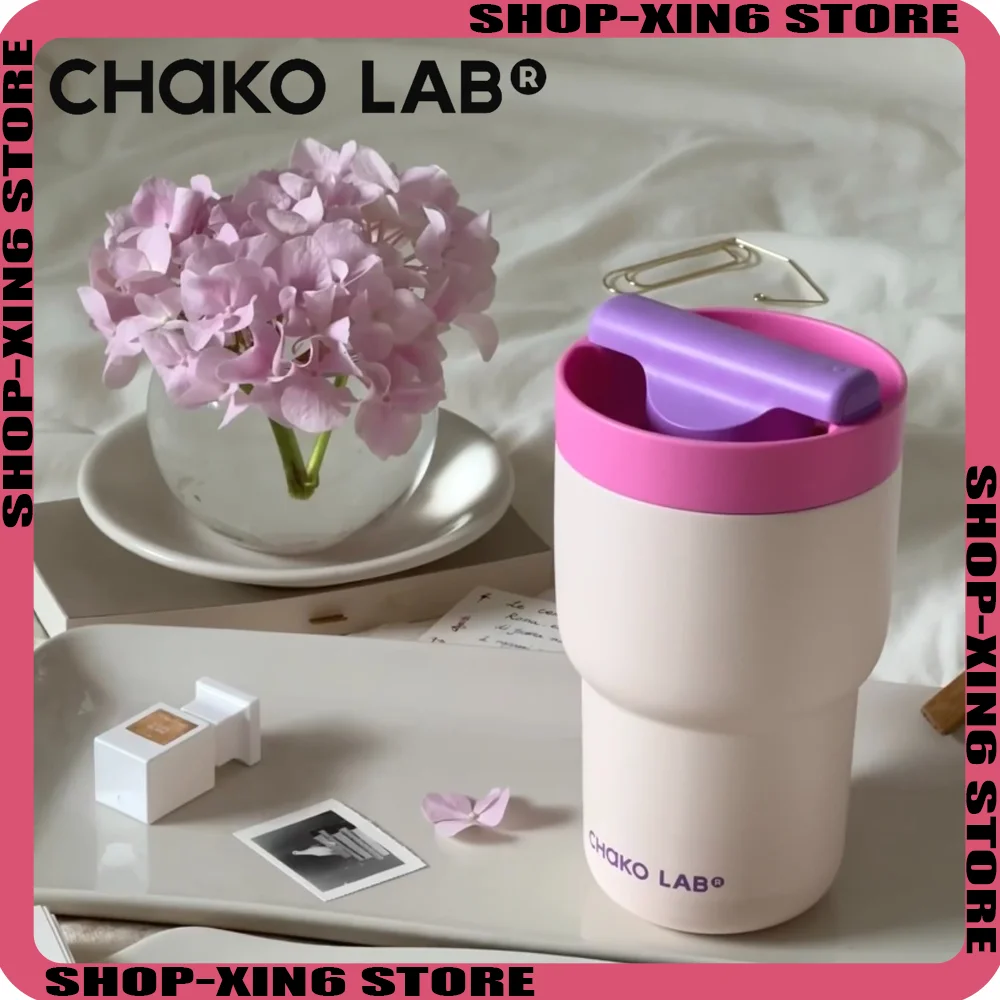 

Чашка для кофе Chakolab большой емкости, изолированная холодная керамическая внутренняя соломенная чашка для воды, портативный автомобиль, офис, подарок на день рождения