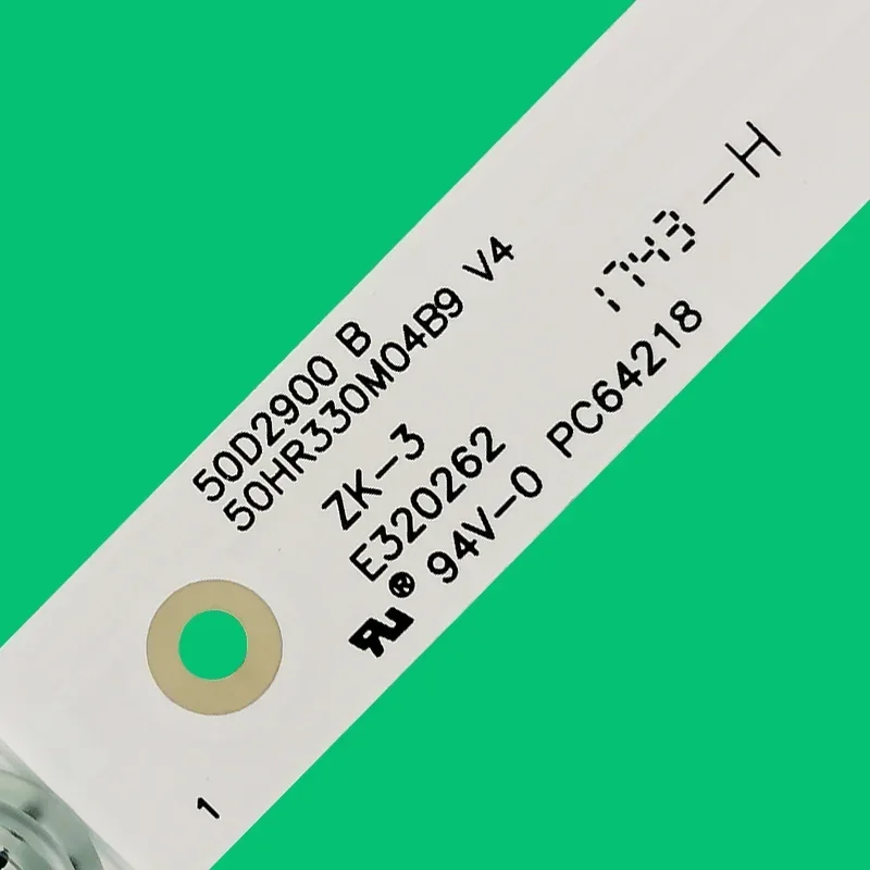 8 ชิ้น = 1 ชุดสําหรับ TCL 50 นิ้ว LCD TV 50HR330M04A9 50HR330M04B9 05A9 V4 TCL D50A630U L50E5800A-UD L50P2-UD D50A710 Backlight Strip