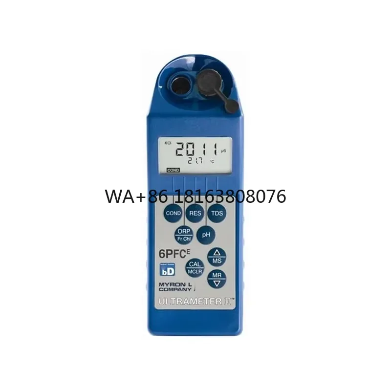 Ultramete II 6PFCE Handheld Multi-parameter Water Quality Analyzer Superior Resolution 4 Digit LCD Displays