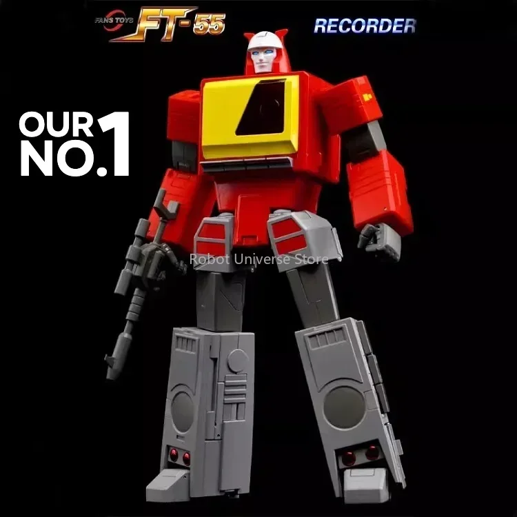 【NEW IN STOCK】FansToys Transformation FT FT-55 FT55 Blaster RECORDER FT55B FT-55BMini-Cassette Set Action Figure Robot Toys