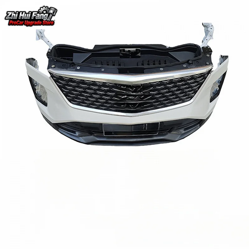 Suitable for the 2024 Cadillac XT4, this is a complete bumper assembly with a radiator front grille
