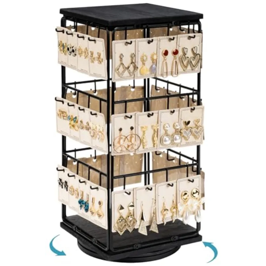 

Вращающиеся на 360° подставки для демонстрации серег, держатели-стойки для продажи серег, подставки для демонстрации ювелирных изделий для продавцов, продающих серьги