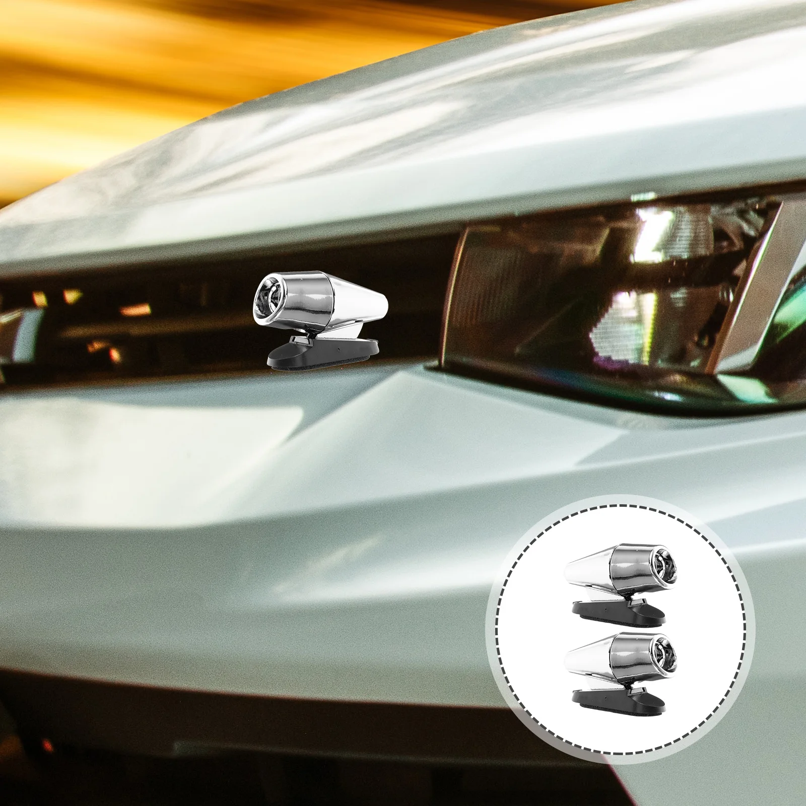 

2Pcs Deer Whistles for Car Sleek Design Durable Construction Safety Warning Devices Deer Whistles for Car Bird Whistle