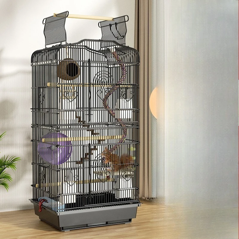 

Squirrel cage special honey bag glider interactive villa mink branch mouse chinchilla cabinet cage full set of large standard ca