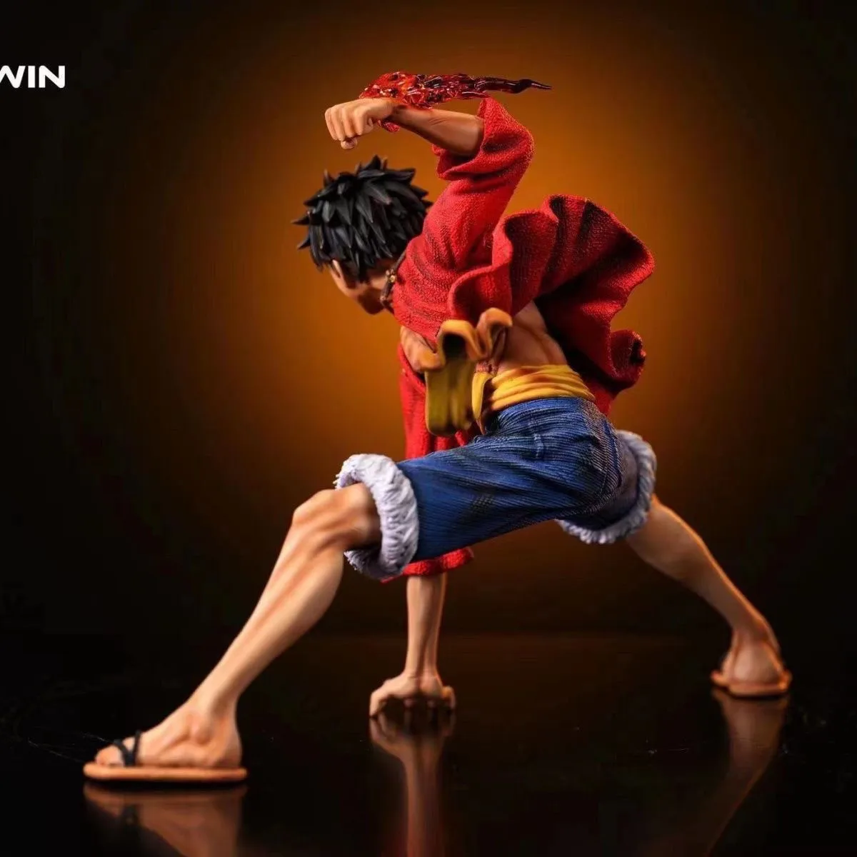 17cm One Piece Battle Luffy PVC Model Anime Peripheral Birthday Toy Collection Model Doll Statue Toys Gifts - view 3