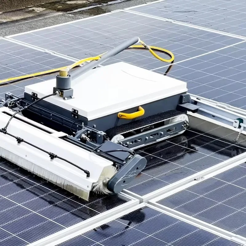 Solar Panel Cleaning Robot Automatic Photovoltaic Module Cleaner for Utility Commercial and Industrial PV Plants