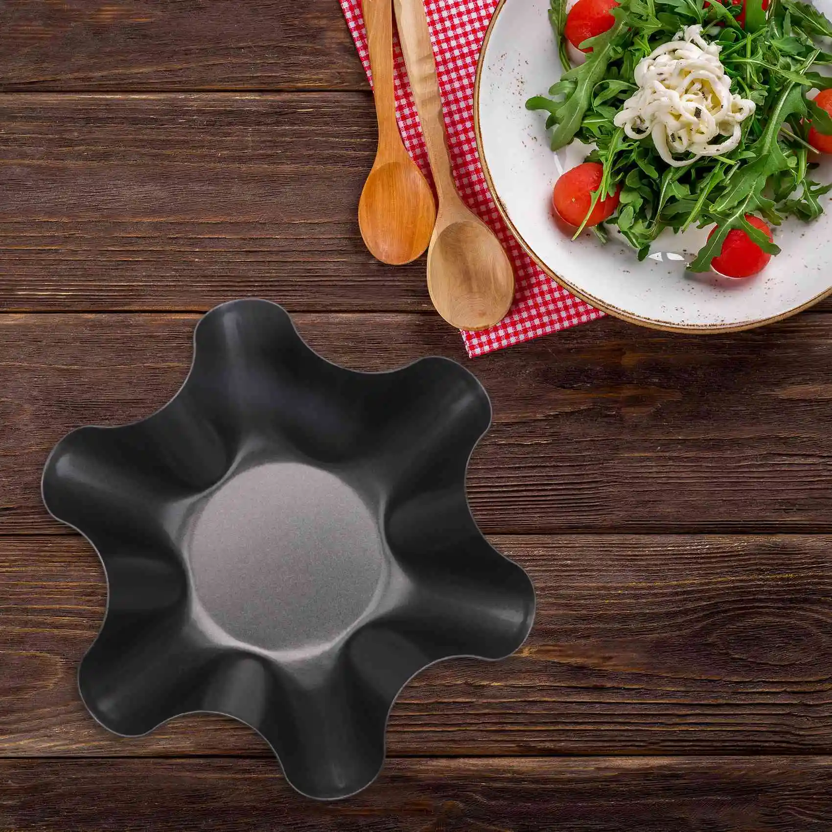 Moldes de cuenco de Tortilla, sartén antiadherente, cáscara de Taco, fabricante de sartén, tazón de ensalada, paquete de 8