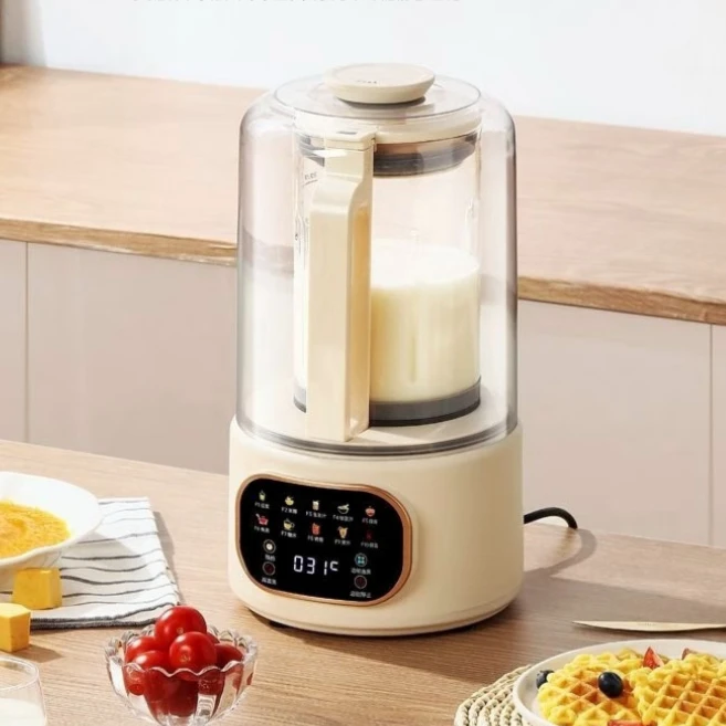 SPUOER 1.75L High-Speed ​​Blender, Multifunctional Household Soy Milk Maker, No Cooking, No Filtering, Fully Automatic