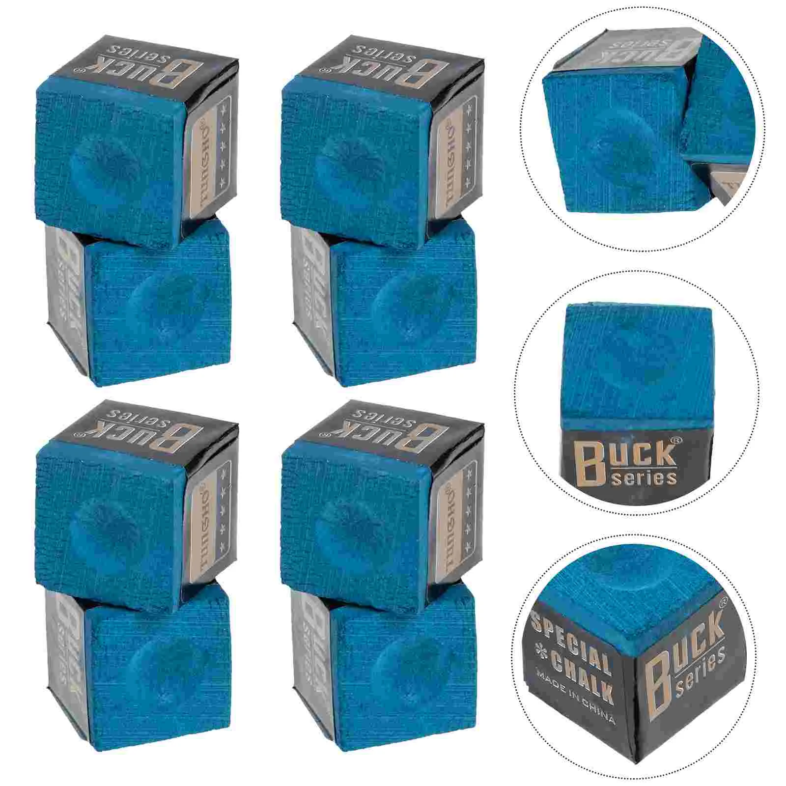 

12 Pcs Pool Table Billiard Accessories Chalk Holder Billiards 25x22cm Chocolate Powder Kit Cue Sports Stick Wiping