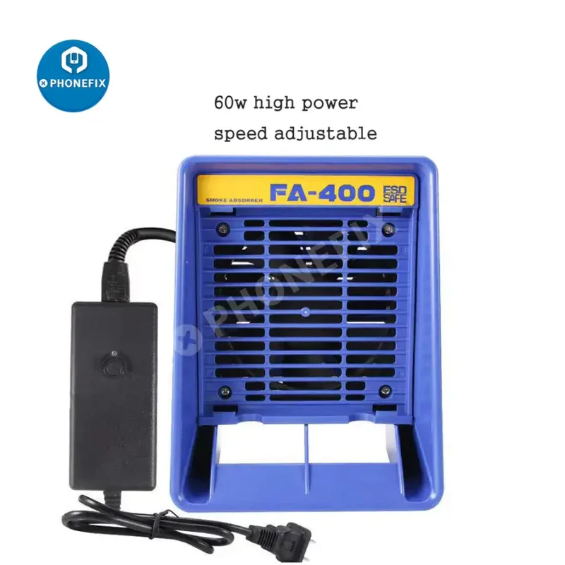 Portable Solder Smoke Absorber FA-400 ESD Fume Extractor For Mobile Phone Motherboard Repair Welding Tool Smoking Instrument