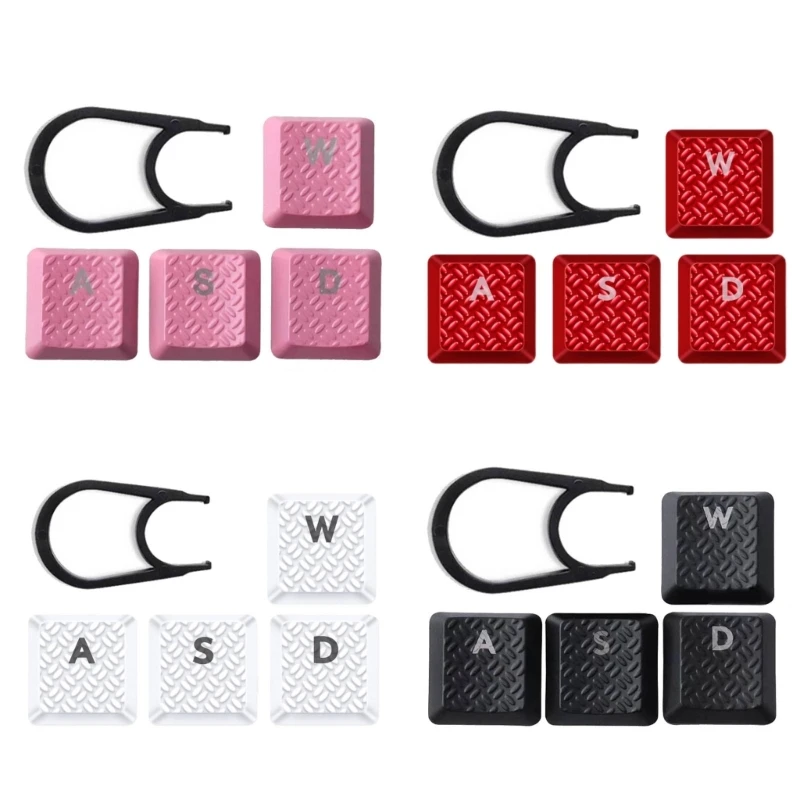 2023 New DIY Keyboard WASD Key 4Pcs Backlit GL Keycap Texture Non-slip Cover for Logitech G913 G915