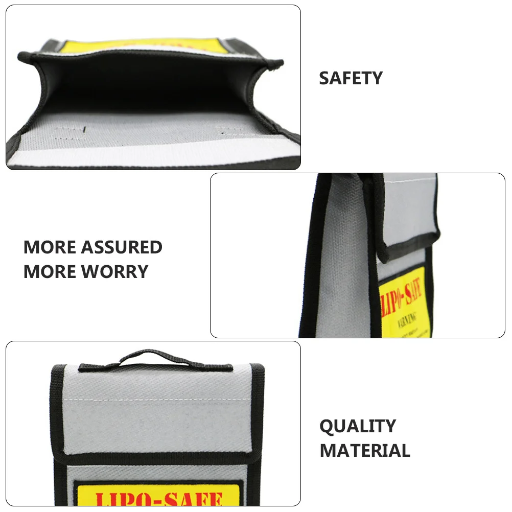 

1Pcs Protective Bag Explosion-Proof Fireproof Storage Pouch Durable Safe Storage Bag for Charging
