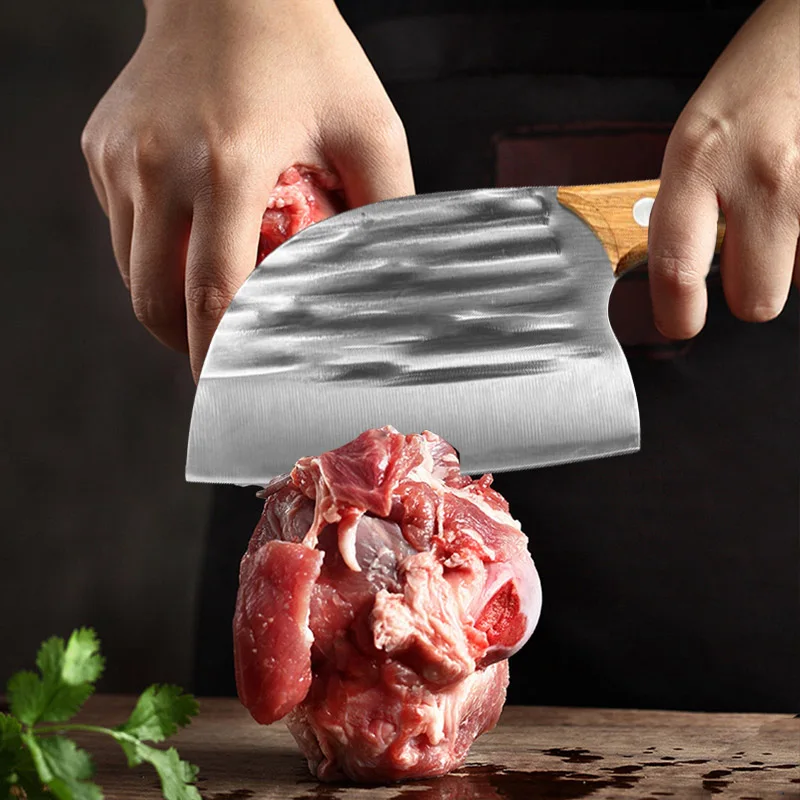 Kitchen Bone Chopping Knives Sharp Butcher Stainless Steel Fruit Fish Meat Cleaver Boning Knife Cutting Cooking Utility Knife