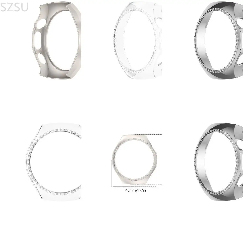 

SZSU PC Protectors Wwatch Case Wwatch Protective Bummer Cover Antiscratch для часа 5 42 мм 46 мм